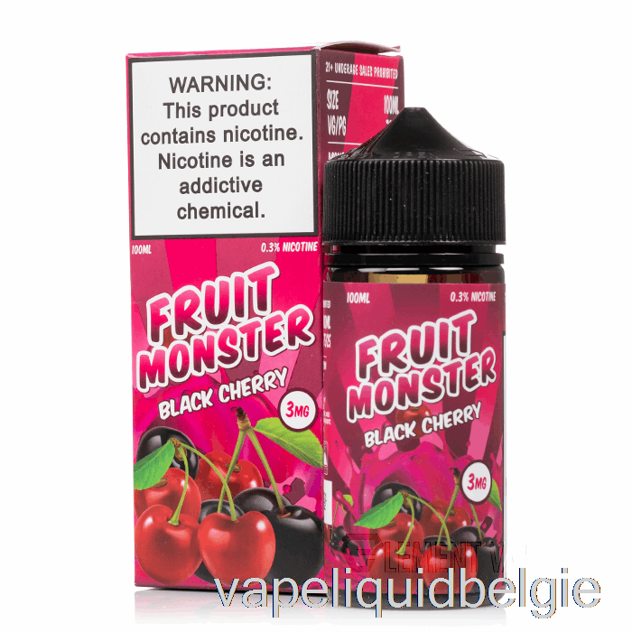 Vape Smaken Zwarte Kers - Fruitmonster - 100ml 6mg